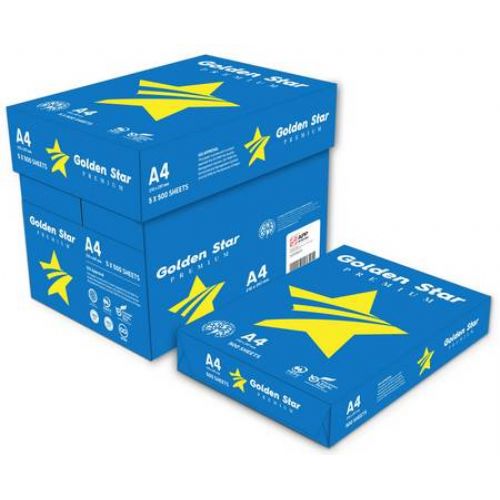 CARTA A4 GOLDEN STAR 75GR 500FF